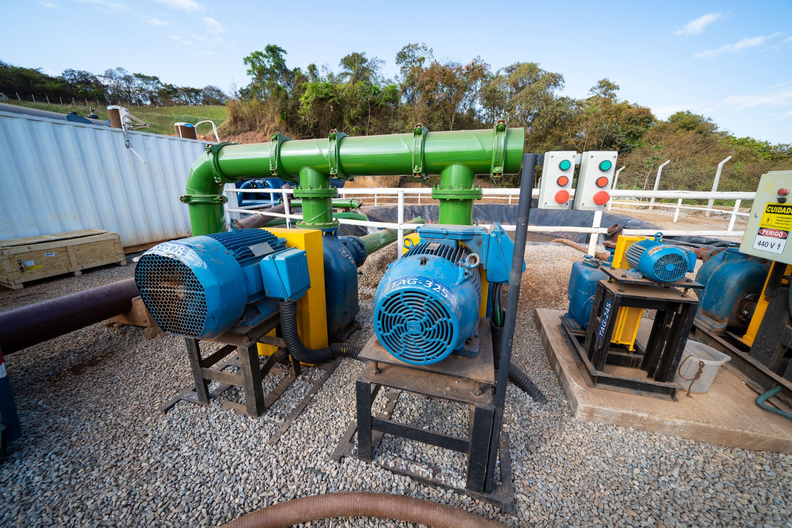 Sistema hídrico com bombeamento - Allprime