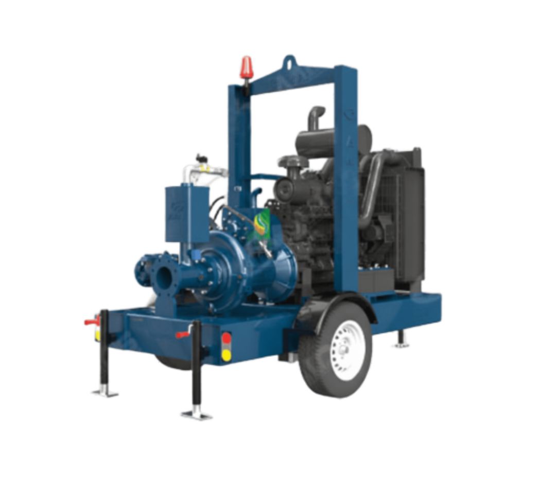 Bomba de escorva a seco AllPrime Bombas modelo SDP 150 440 MP C, maior alcance para transferência de lodo.